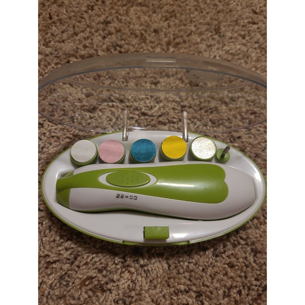 Electric Baby Nail File Trimmer/Manicure Toddler Toes Trim Nails Polish Set